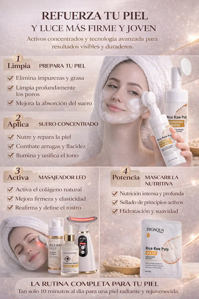 KIT REJUVENECIMIENTO ACLARANTE NATURAL