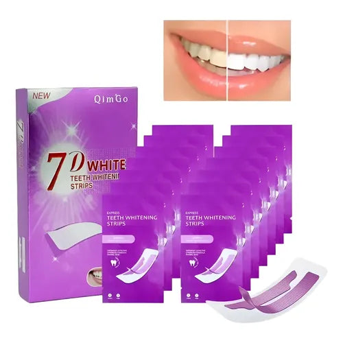 CINTAS BLANQUEADORAS DENTALES 7D WHITE